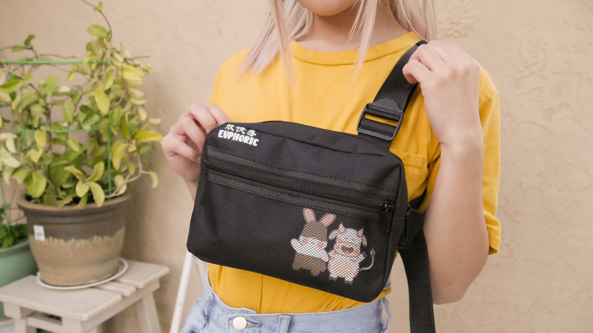 Cappuccino and Mookie Chest Bag – Euphoric Sun