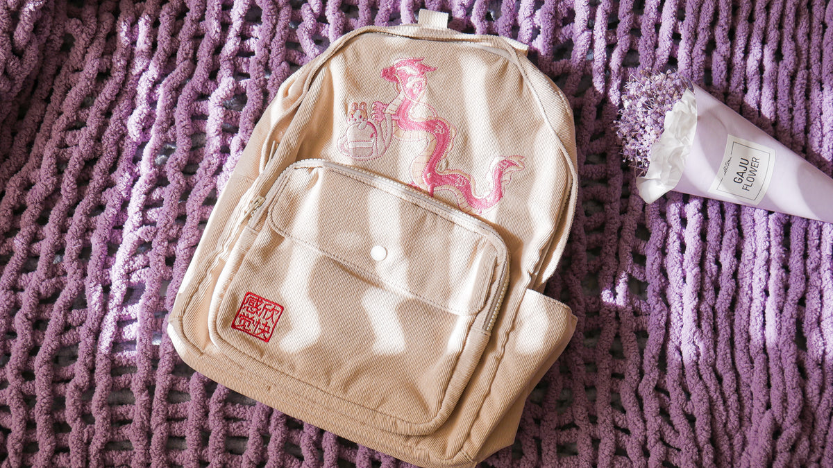 Mini Dragon Corduroy Backpack