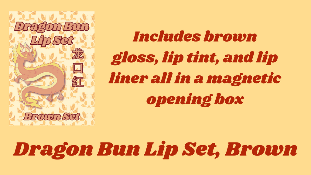 Dragon Bun Lip Set (Pre-Order) - Euphoric Sun