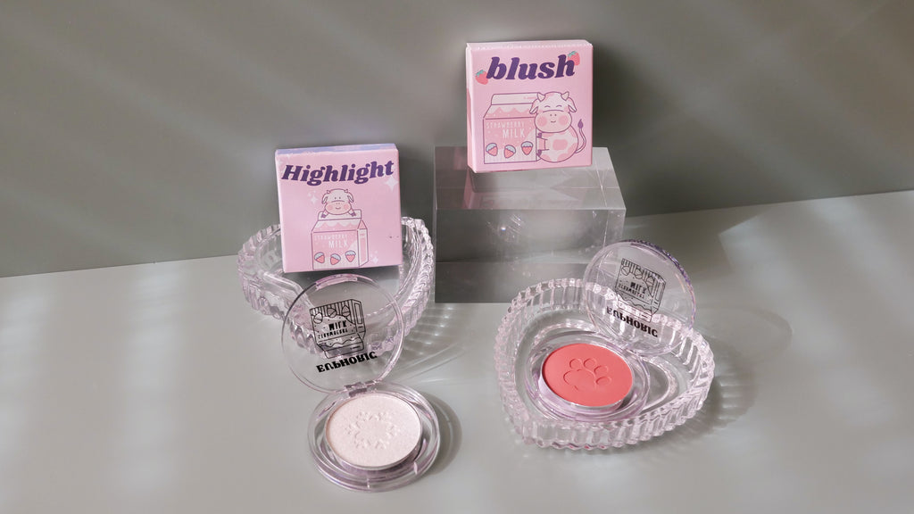 Strawberry Cow Blush and Highlight Duo - Euphoric Sun