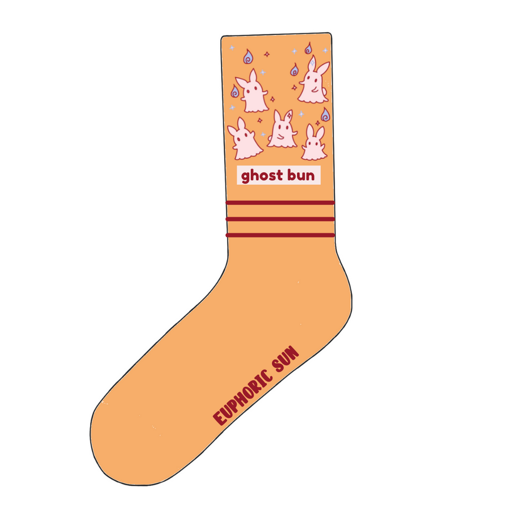 Ghost Bunny Socks - Euphoric Sun