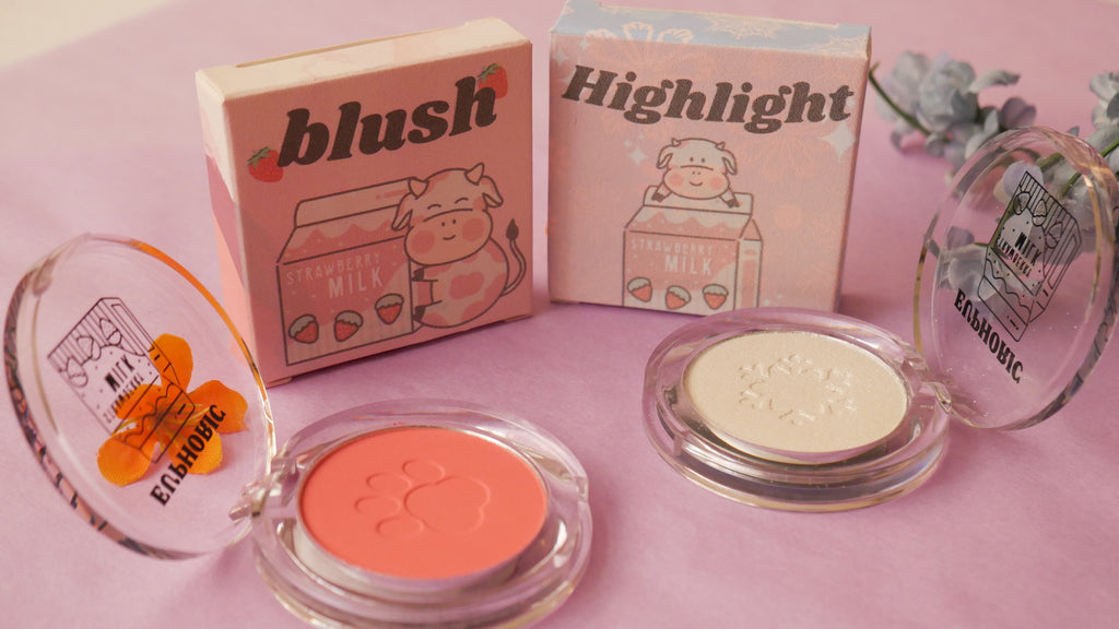 Strawberry Cow Blush and Highlight Duo - Euphoric Sun